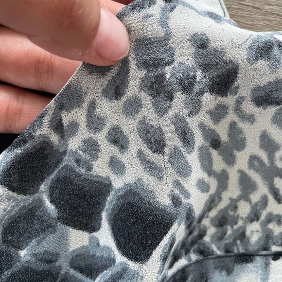 Stylestalker chiffon cut out phyton snakeskin print maxi dress gown - Picture 9 of 12